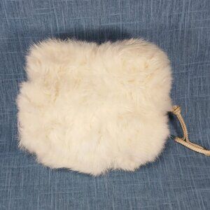 1950's White Rabbit Fur Children's Muff